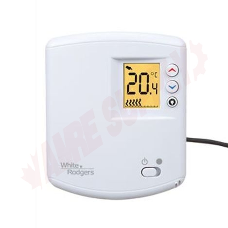 1E65-140 : Emerson White-Rodgers, 120V Line Voltage Non-Programmable Digital Thermostat, 3-30˚C ...