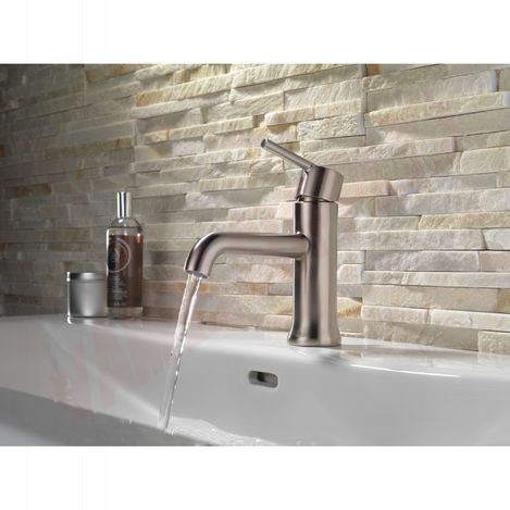 Photo 2 of 559LF-SSLPU : Delta Trinsic Bathroom Faucet, Stainless Steel