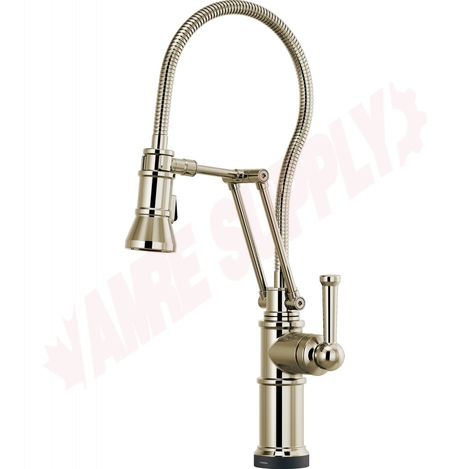 Photo 1 of 64125LF-PN : Brizo ARTESSO SmartTouch® Articulating Faucet With Finished Hose, Polished Nickel