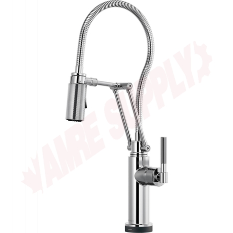 Photo 1 of 64143LF-PC : Brizo LITZE Smarttouch® Articulating Faucet With Finished Hose, Chrome