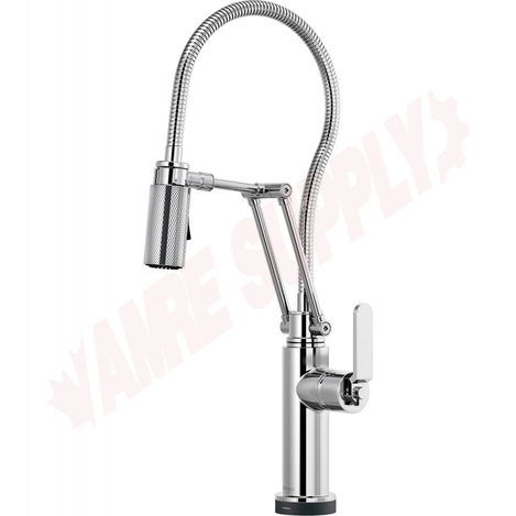 Photo 1 of 64144LF-PC : Brizo LITZE Smarttouch® Articulating Faucet With Finished Hose, Chrome