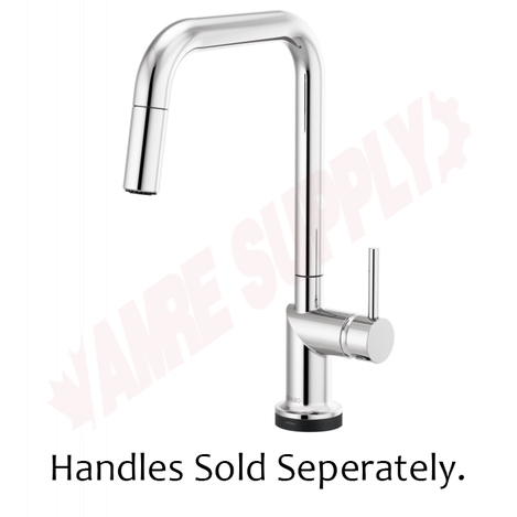 Photo 1 of 64065LF-PCLHP : Brizo ODIN SmartTouch® Pull-Down Faucet with Square Spout - Less Handle, Chrome