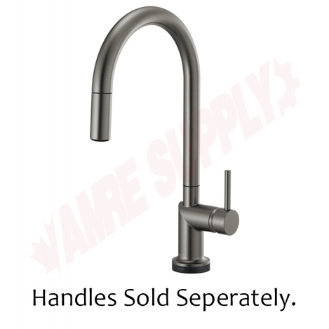 Photo 1 of 64075LF-SLLHP : Brizo ODIN SmartTouch® Pull-Down Faucet with Arc Spout - Less Handle, Luxe Steel