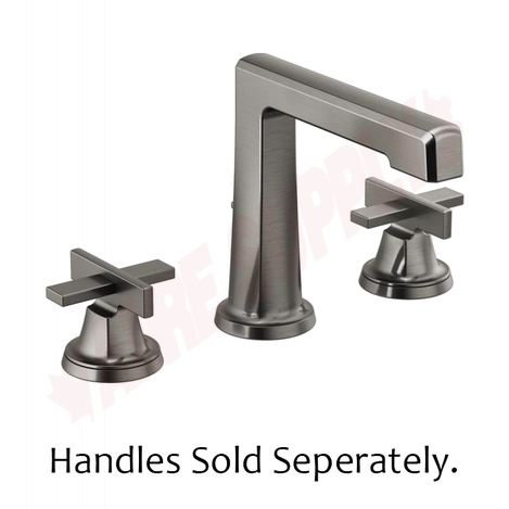 Photo 1 of 65398LF-SLLHP : Brizo LEVOIR Widespread Lavatory Faucet With High Spout - Less Handles, Luxe Steel