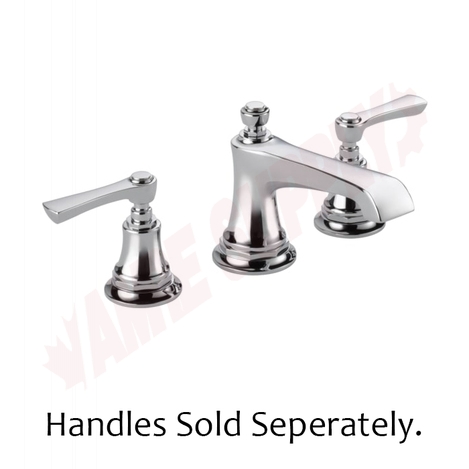 Photo 1 of 65360LF-PCLHP : Brizo ROOK Two Handle Widespread Lavatory Faucet - Less Handles, Chrome