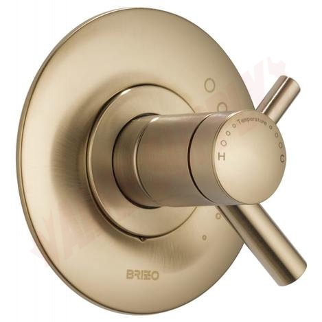 Photo 1 of T60075-GL : Brizo ODIN Valve Only - Medium Flow, Brilliance Luxe Gold