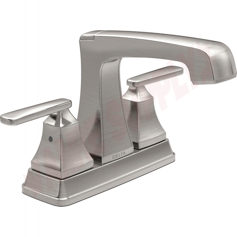 Photo 1 of 2564-SSMPU-DST : Delta ASHLYN Two Handle Centerset Lavatory Faucet, Stainless Steel