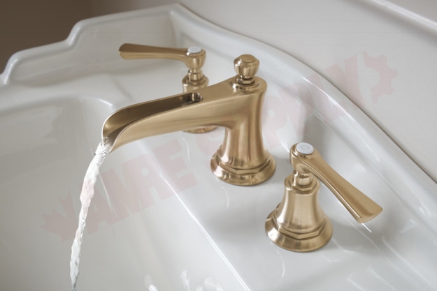 Photo 2 of HL5360-GL : Brizo ROOK Lavatory Lever Handle Kit, Brilliance Luxe Gold